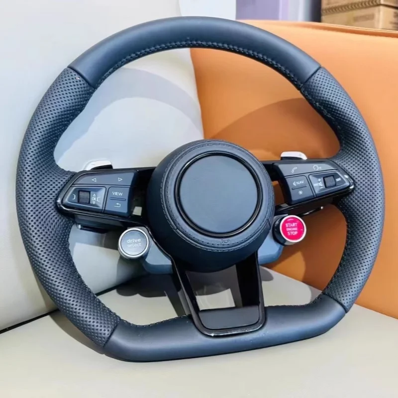 

For Audi AS RS Q3 Q4 Q5 Q6 Q7 Q8 Modified R8 TT RS TT Upgraded Flat-bottom Sports teering Wheel Multi-Function D-font