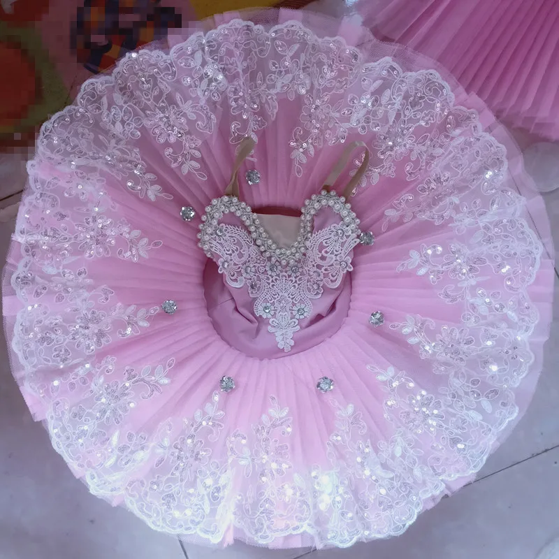 children's-ballet-dress-little-swan-bubble-dress-silk-dress-for-dance-performance-dance-costume-performance-costume