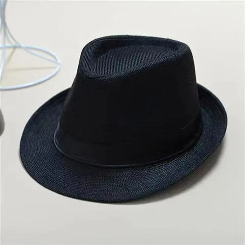 New Fashion Retro Men Fedoras Top Jazz Felt Wide Brim Hat Vintage Couple Cap Winter Chapeau Summer Bowler Hats Cap Outdoor