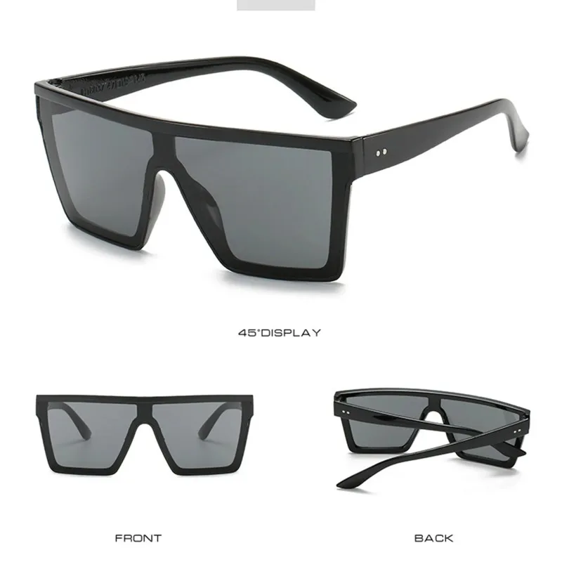 Fashion Oversized Square Brand Sunglasses Women Unisex Sun Protection Sun Glasses Summer Outdoor UV400 Man Eyewear image 6