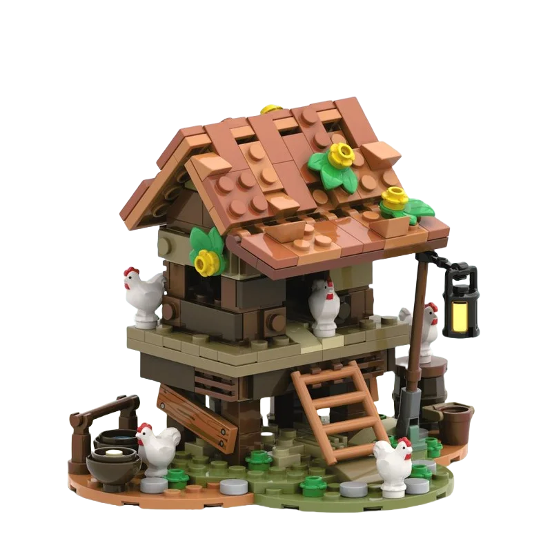 MOC building block toys medieval scene architectural models creative festival gifts are suitable for all architecture enthusiast