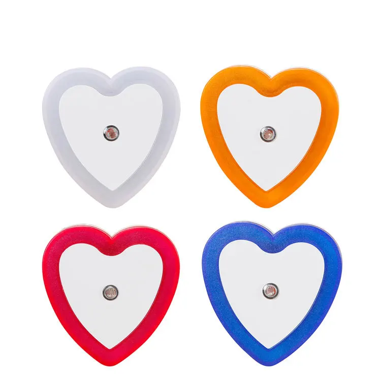 Creative Heart-shaped Romantic Intelligent Light-controlled Induction Night Light New Strange Plug-in Product