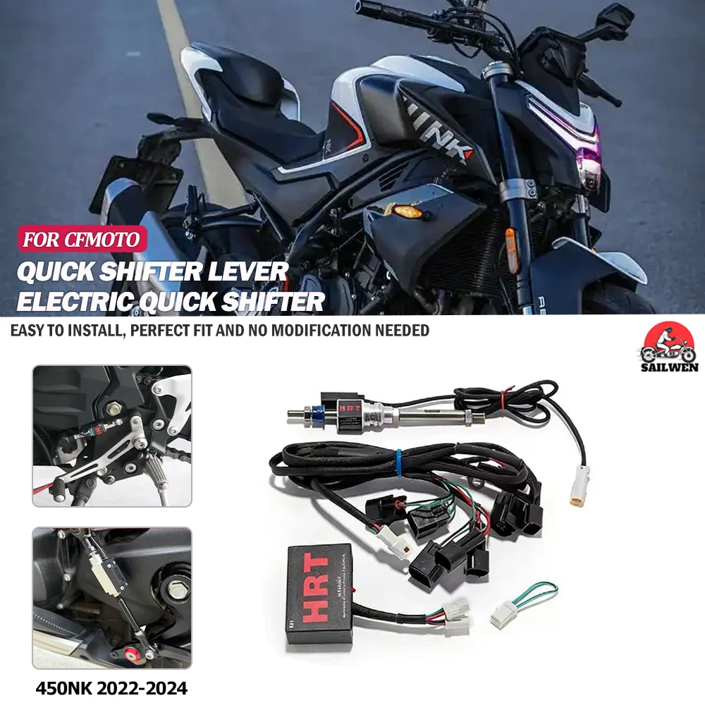 

For cfmoto 450nk CFMOTO 450NK 2022-2024 one-way/two-way quick shift lever gear shifter quick transmission
