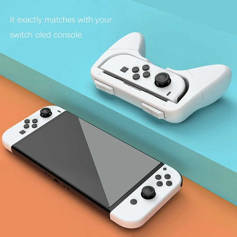 M16K-New For NS Switch OLED Joycons Handle Grip Stand Handgrip Bracket Hand Grip Controller Holder For Nintendo Switch OLED