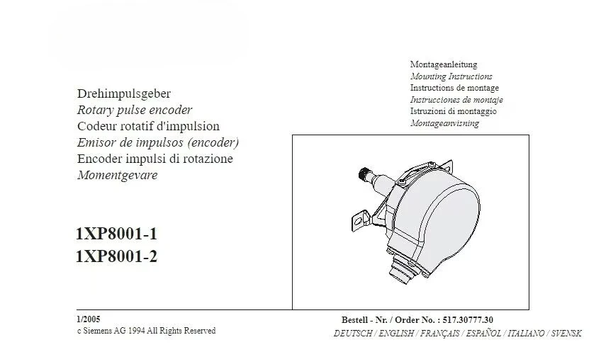 

1XP8001-1/1024 замена GHS58-8C1024BMK526 замена