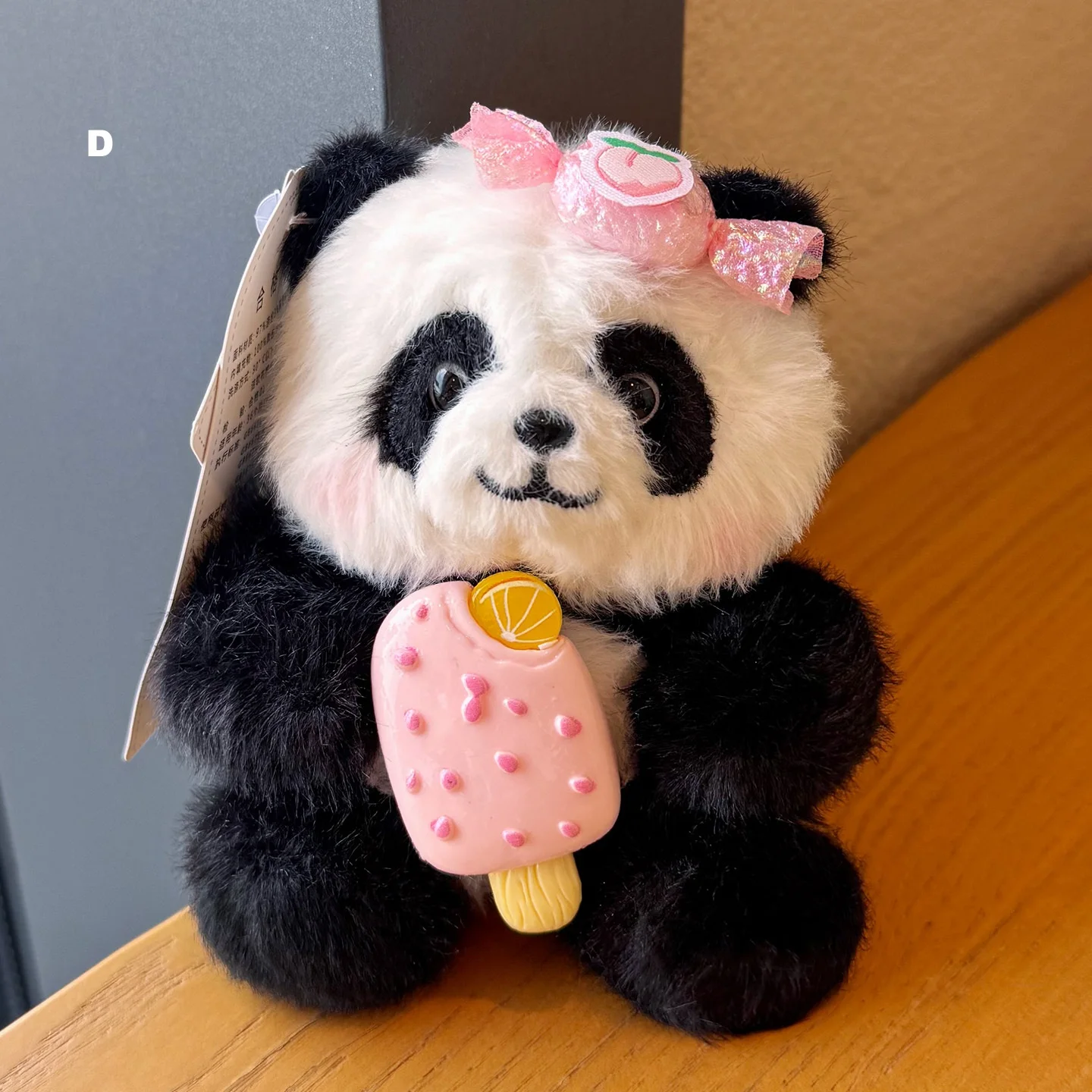 

1 PC Cute Panda Doll Hug Pendant Keychain Chengdu Panda Doll Base Tourist Souvenir