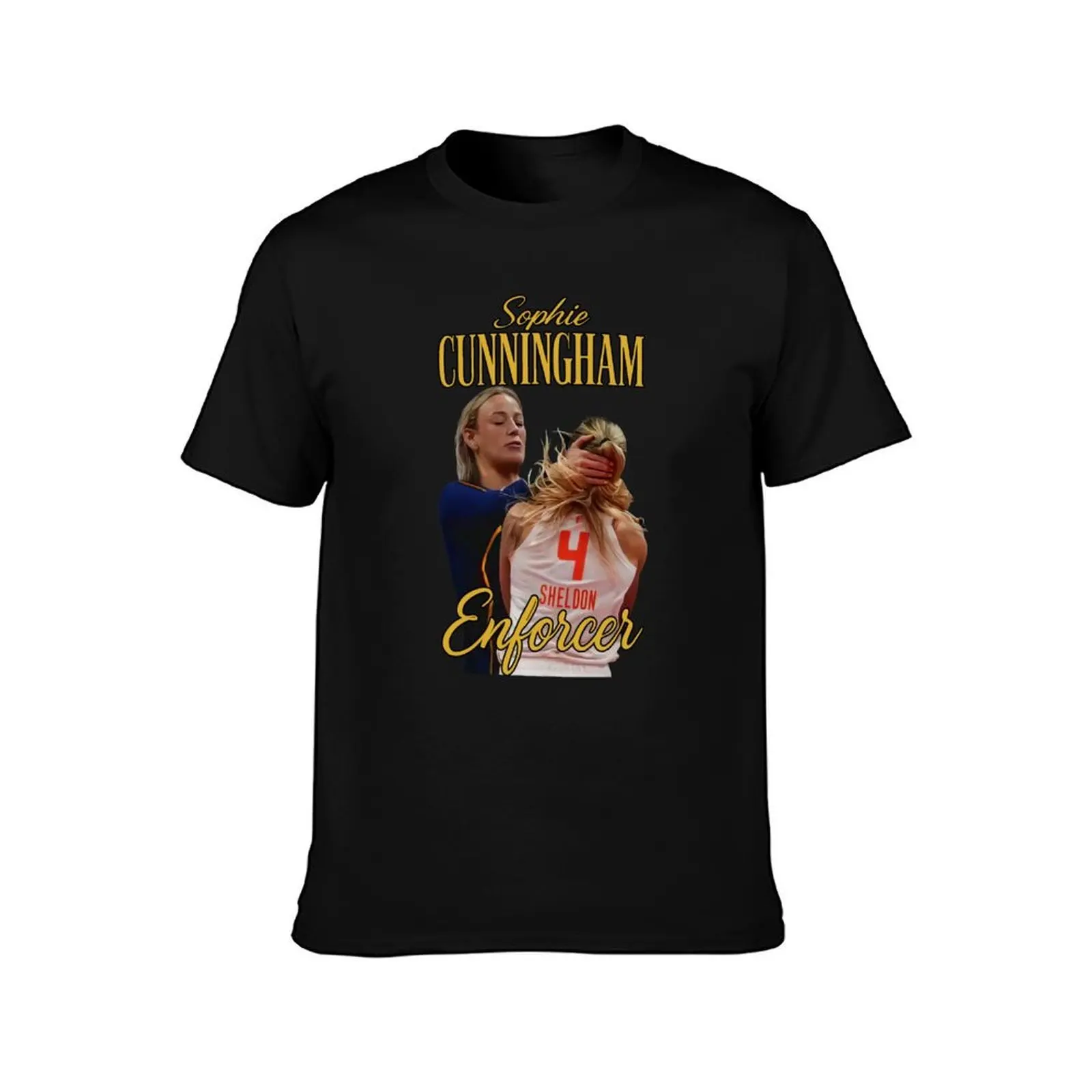 Indiana Fever Sophie Cunningham, Sophie Cunningham The Enforcer Indiana T-Shirt Plus Size Outdoor Casual Top T-Shirt