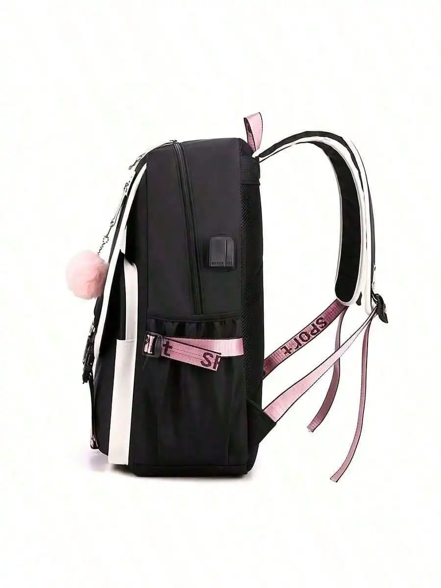 Stitch Backpack,Travel Durable Backpack, Stylish  Bag, Large Capacity Foldable Outdoors Daypack