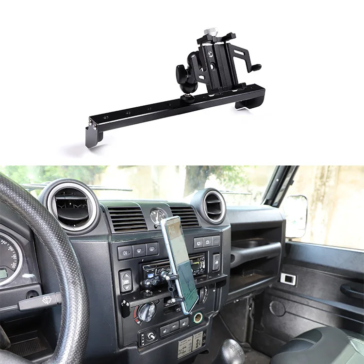 Central Control Multi-function Mobile Phone Holder F Model For 04-18 Land Rover Defender