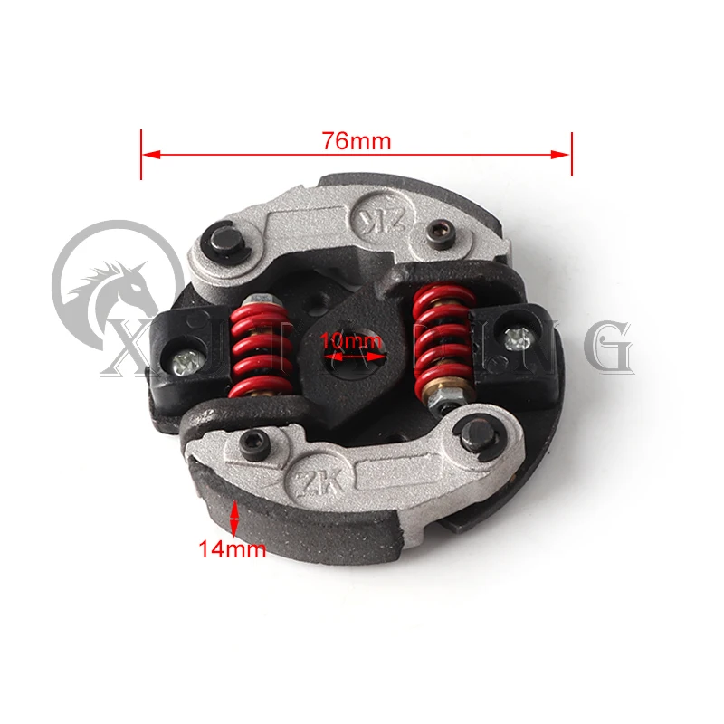 Motorcycle Clutch Shoes Pads Springs For 47cc 49cc 2-Stroke Air-cooled Engine Mini Moto Pocket Dirt Pit Bike Quad ATV Buggy Part