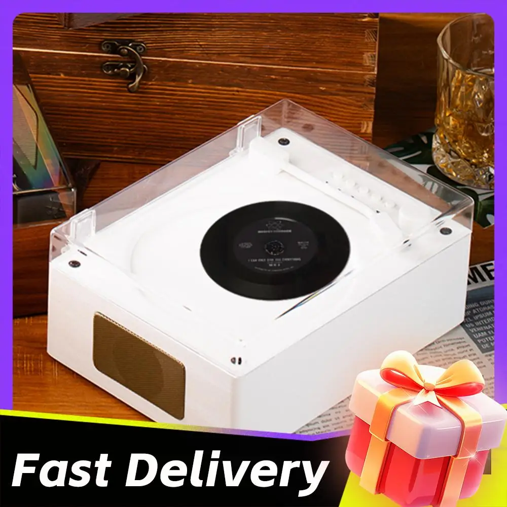 

Домашний музыкальный плеер с перезаряжаемой батареей, пультом дистанционного управления, поддержкой Bluetooth 5.0, CD, USB, 3.5 мм AUX, настольный CD-плеер