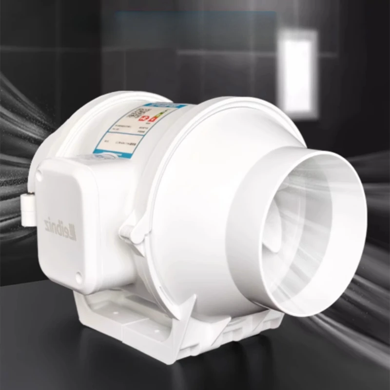 

Slanted Inline Fan for Lab Ventilation Corrosion-Resistant Exhaust Blower High-Power Silent Duct Fan for Fume Hood Smoke Removal