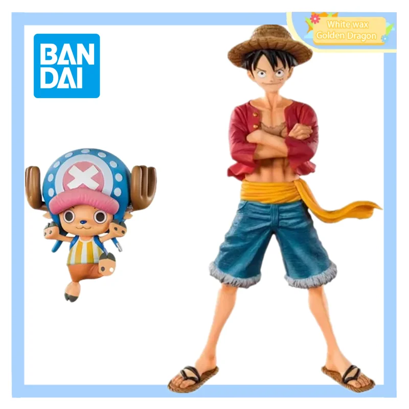 

В наличии Bandai оригинальная цельная Аниме Фигурка обезьянка D. Luffy Chopper, который любит зефира, фигурка, игрушки, кукла