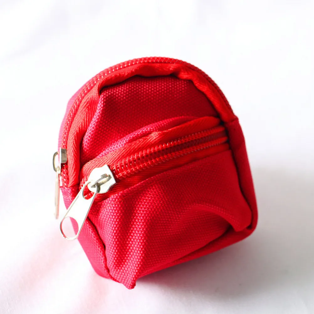 

4Pcs Mini Backpack Simulation School Bags Cute Small Backpack Set for Mini House DIY Decorations Micro Scene Adornments