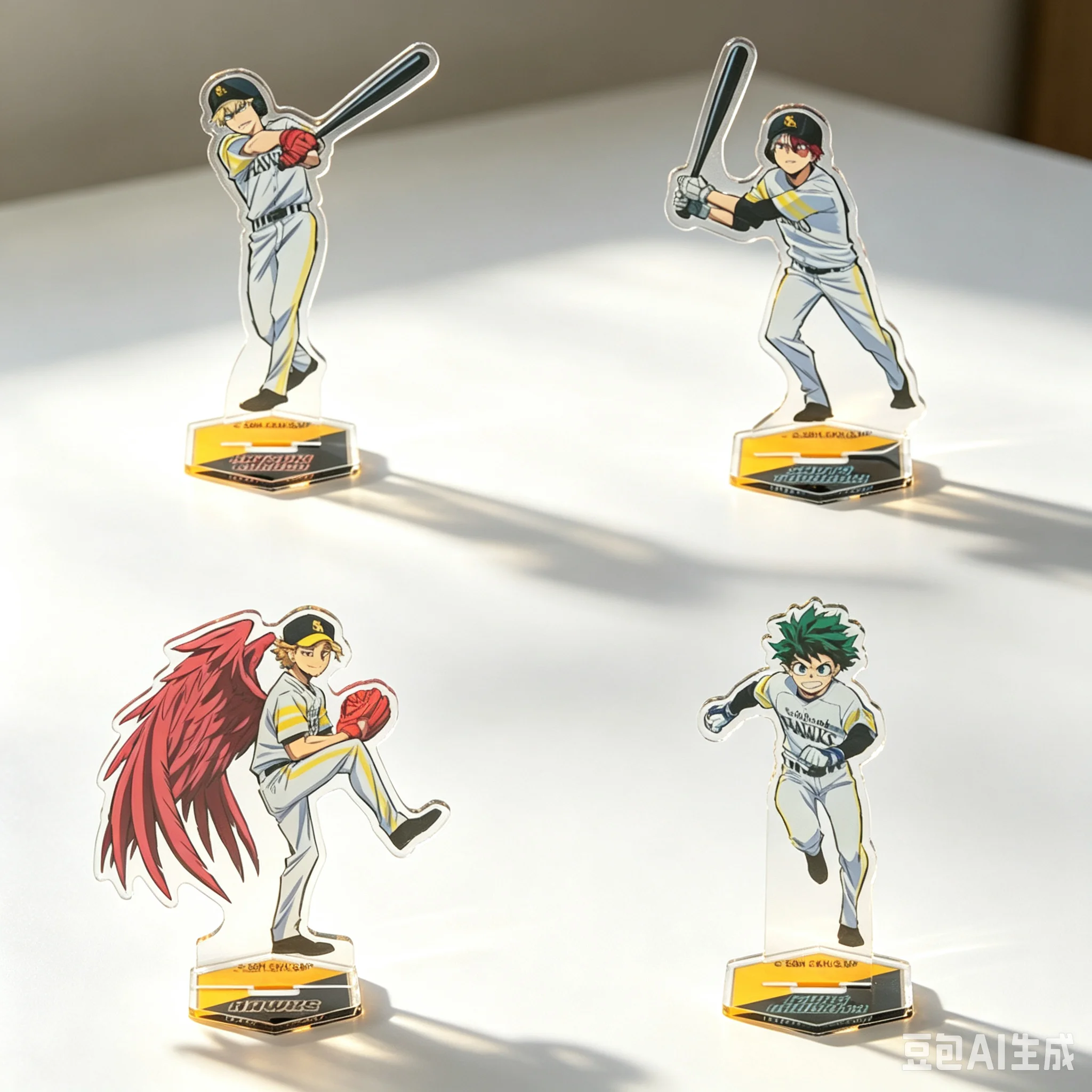 15cm Anime Acrylic Stand Model Bookshelf Decoration Products High Definition Images My Hero Academia As A Gift For Fans Keychain