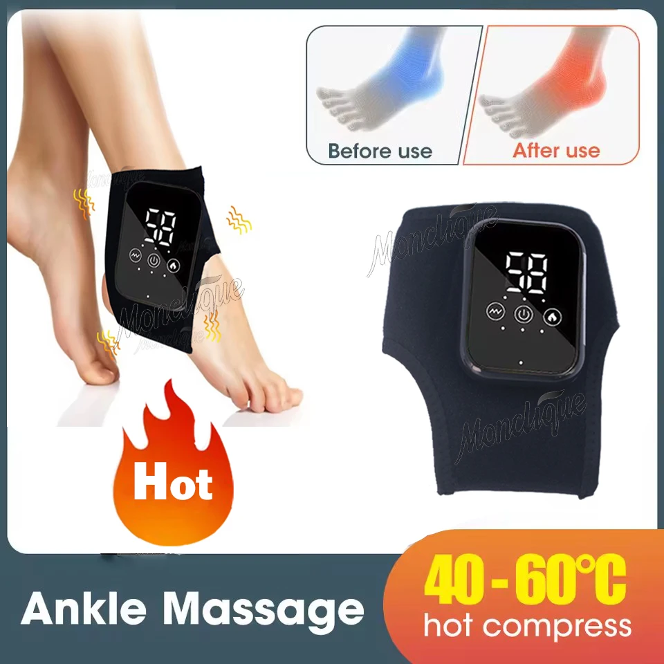 

Ankle Heating Massager Hot Compress Vibration Health Care Ankle Massage Wrap Foot Compress Joint Protection Ankle Support Brace