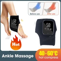 Masajeador de calefacción de tobillo, compresa caliente, vibración, cuidado de la salud, envoltura de masaje de tobillo, compresa de pie, protección de articulaciones, soporte de tobillo