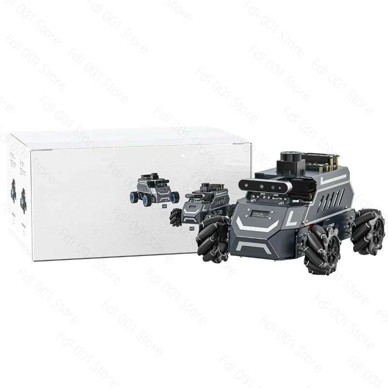 ROS2 AI Robot Mecanum Wheel Vision Path Planning Programmable for Learning