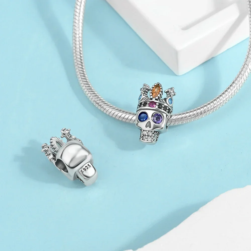 925 Sterling Silver Heart Puzzle Tree Life Compass High Heel Music Note Fairy Charm Bead Pendent Fit Bracelet Fashion Jewelry
