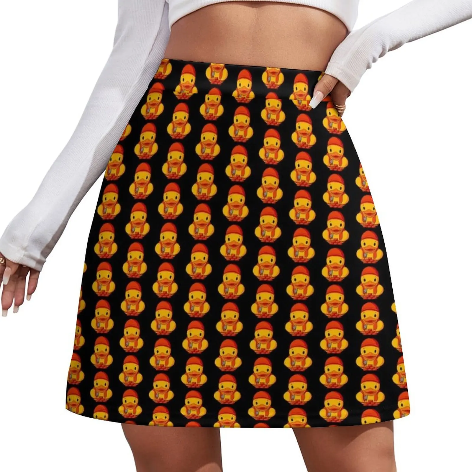 

Construction Rubber Duck Mini Skirt elegant social women's skirts kpop summer outfits for women 2026