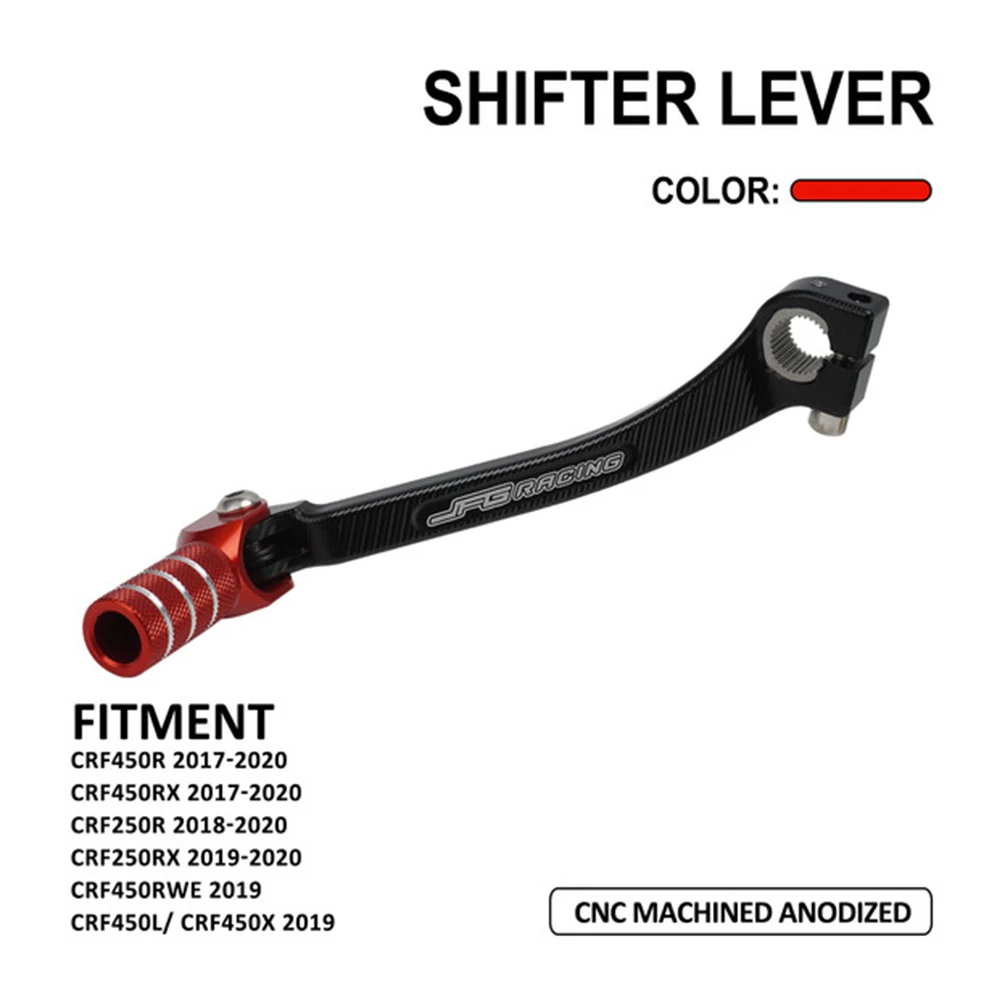 Dirt Bike Gear Shift Lever Folding Foot Shifter Pedal For CRF450R CRF450RX 17-24/CRF250R 18-24/CRF250RX CRF450X CRF450RWE 19-24/CRF450L 19-20/CRF450RL JFGRACING view 4