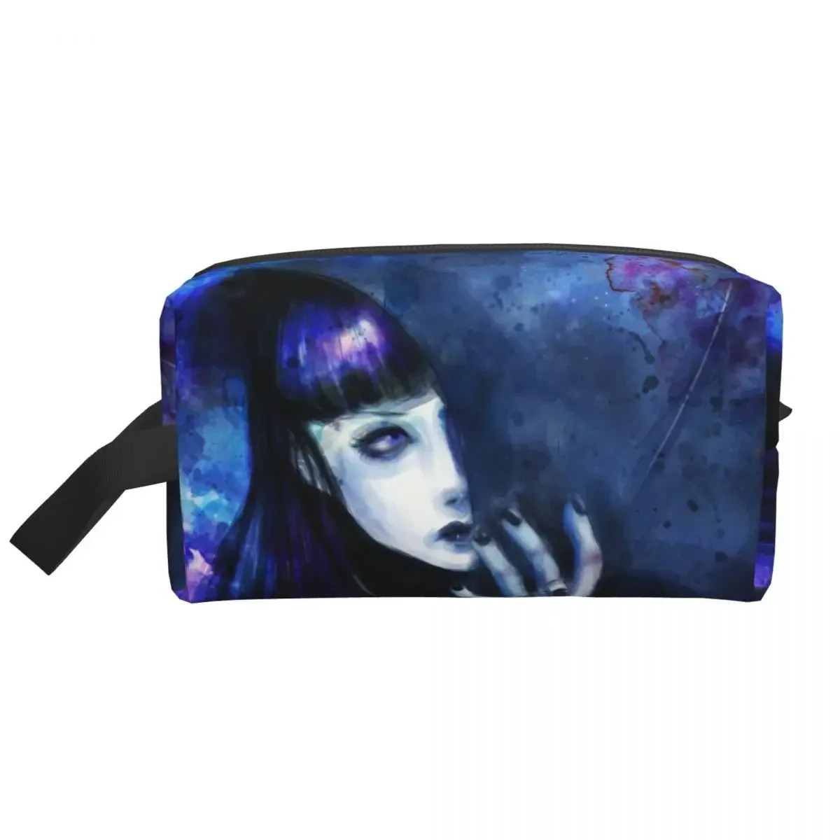 Custom Malice Mize Music Rock Band Toiletry Bag For Women Makeup Cosmetic Organizer Lady Beauty Storage Dopp Kit Case