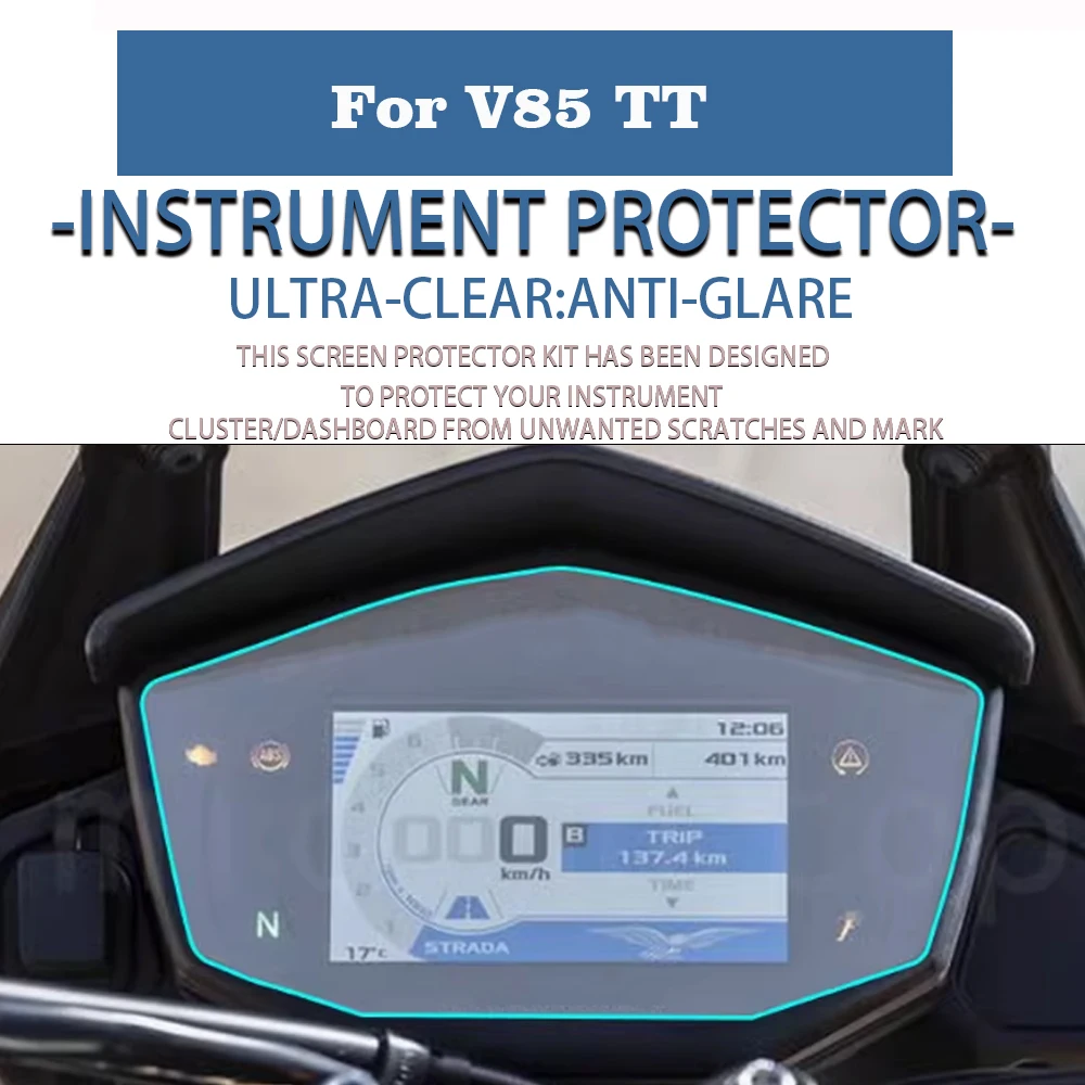 

For MOTO GUZZI V85 TT V 85 TT V85TT V 85TT 2019-2022 Motorcycle Accessories Instrument Stickers Cluster Scratch Protection Film
