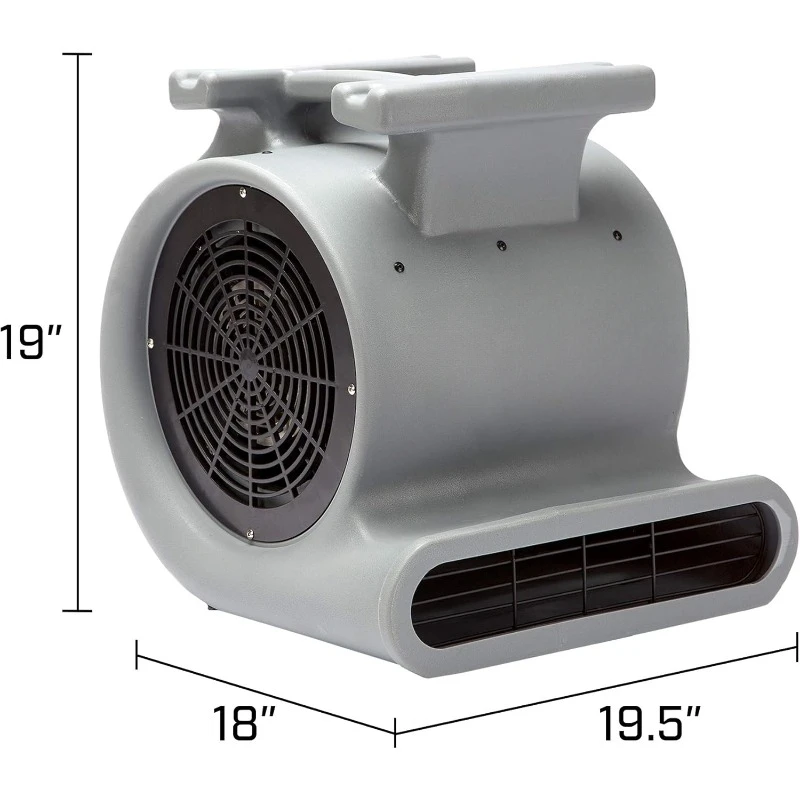 SA-SM-1HP-GY Air Mover Blower Fan Carpet Dryers for Professional Carpet Cleaner Janitoral Floor Dryer Services