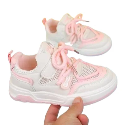 New spring summer Children's Boys girls sports running sneakers Baby casual School Kids Leather Student shoes 26-37