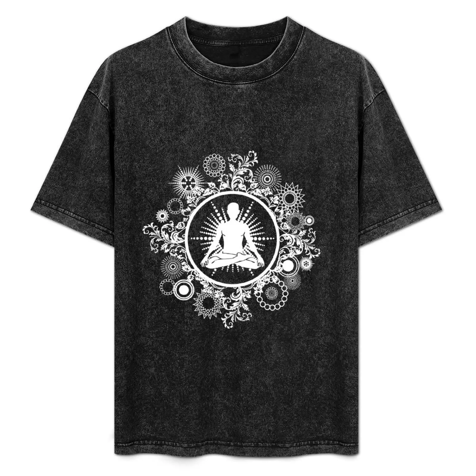 

Inner Being - white silhouette T-Shirt graphic tee shirt plus sizes sports fans black t shirts for men