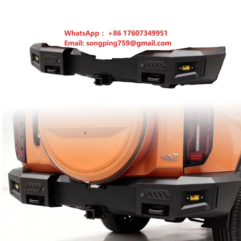 High Quality Racing Rear Bumper Heavy Duty Off Road Rear Protection Bar for Chery Jetour G700 Accessories