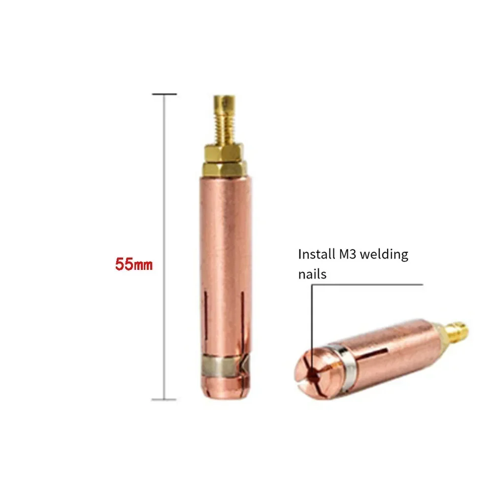 

Brand New Collet Welding Torch 1 Pcs 43.05mm Length Accessories M5 M6 M8 Replacements For Capacitor Discharge