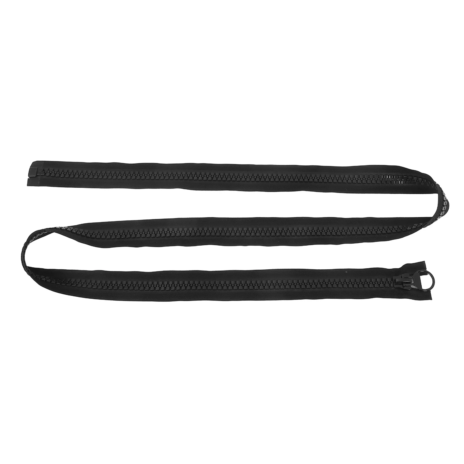 

2M Heavy Duty Giant Plastic Zippers Black Tape Separating Design For Sewing Boat Canvas Covers Tents Trampoline Dog Bed Sleeping