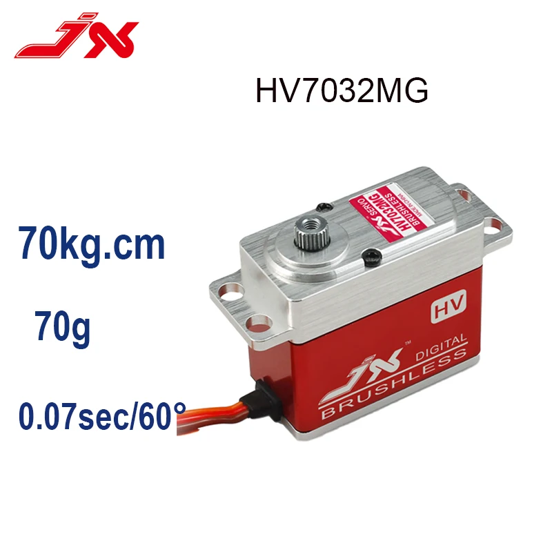 JX Servo HV7032MG 32kg 0.07s 8.4v High Voltage Speed Metal Standard Digital Servo For RC 1:8 1:10 Car Crawler Fix-Wing Robot Arm