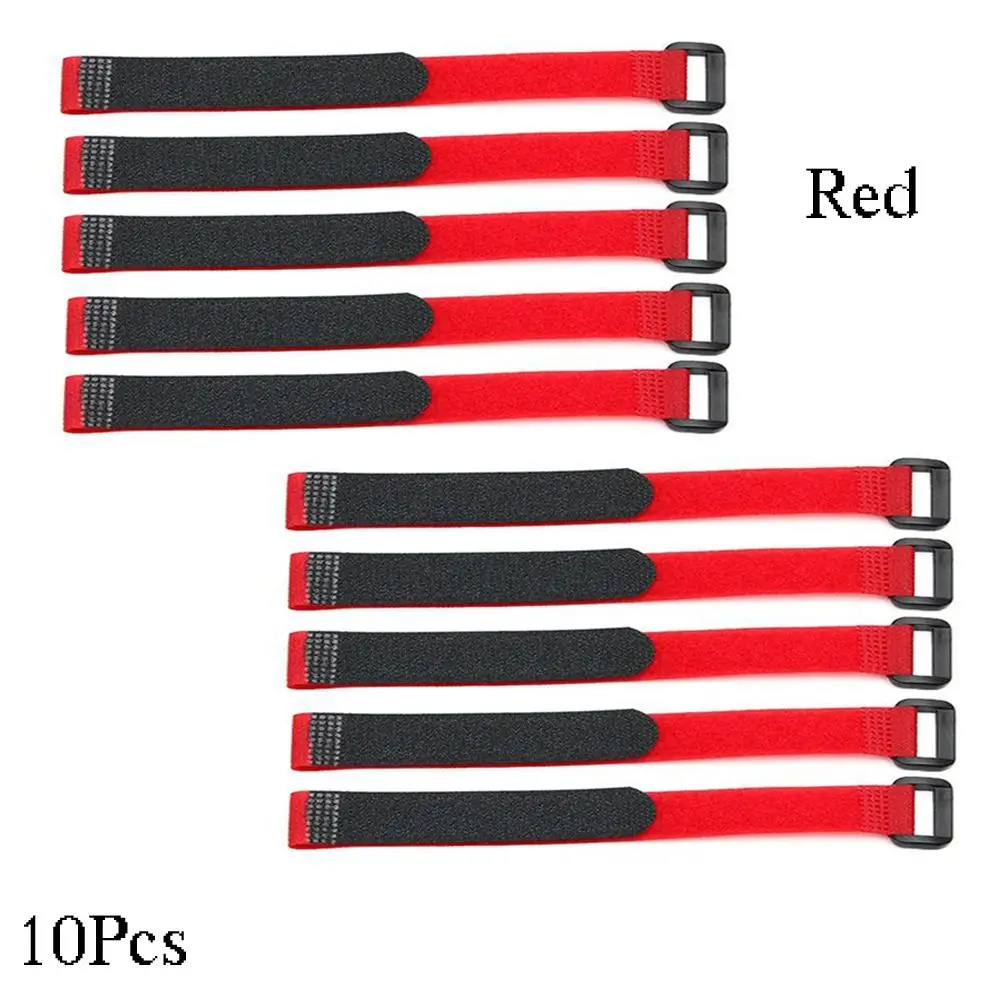 

10pcs Hot Multicolor Nylon Antiskid Cable Tie-down Straps Eachine&Lipo Battery RC Accessories