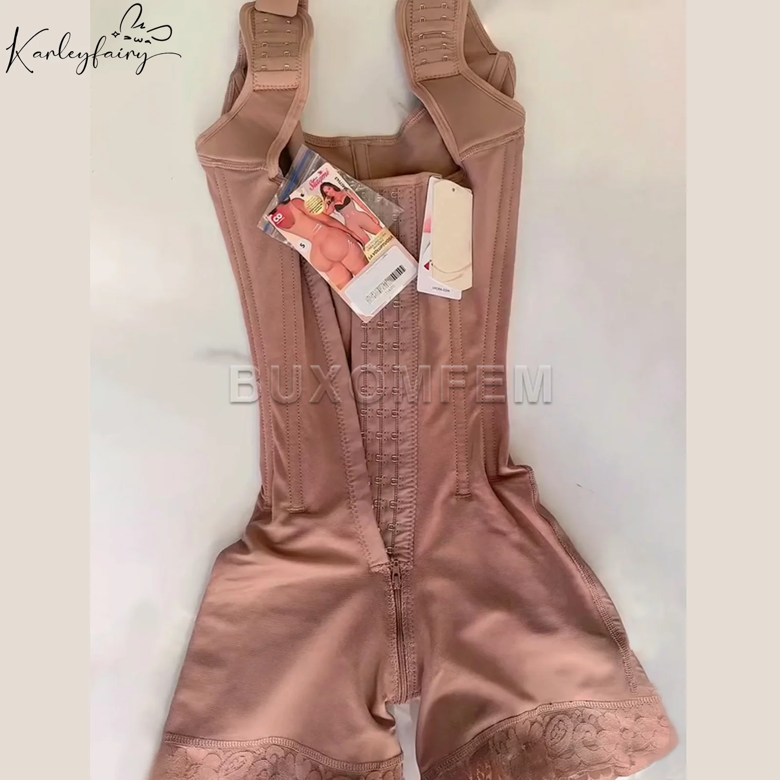 

Open-Chest Shaped Up Fajas Colombianas Modeling Slim Fit Women Butt Lifter Shapewear Front breasted Sleeveless Girdles Underwear