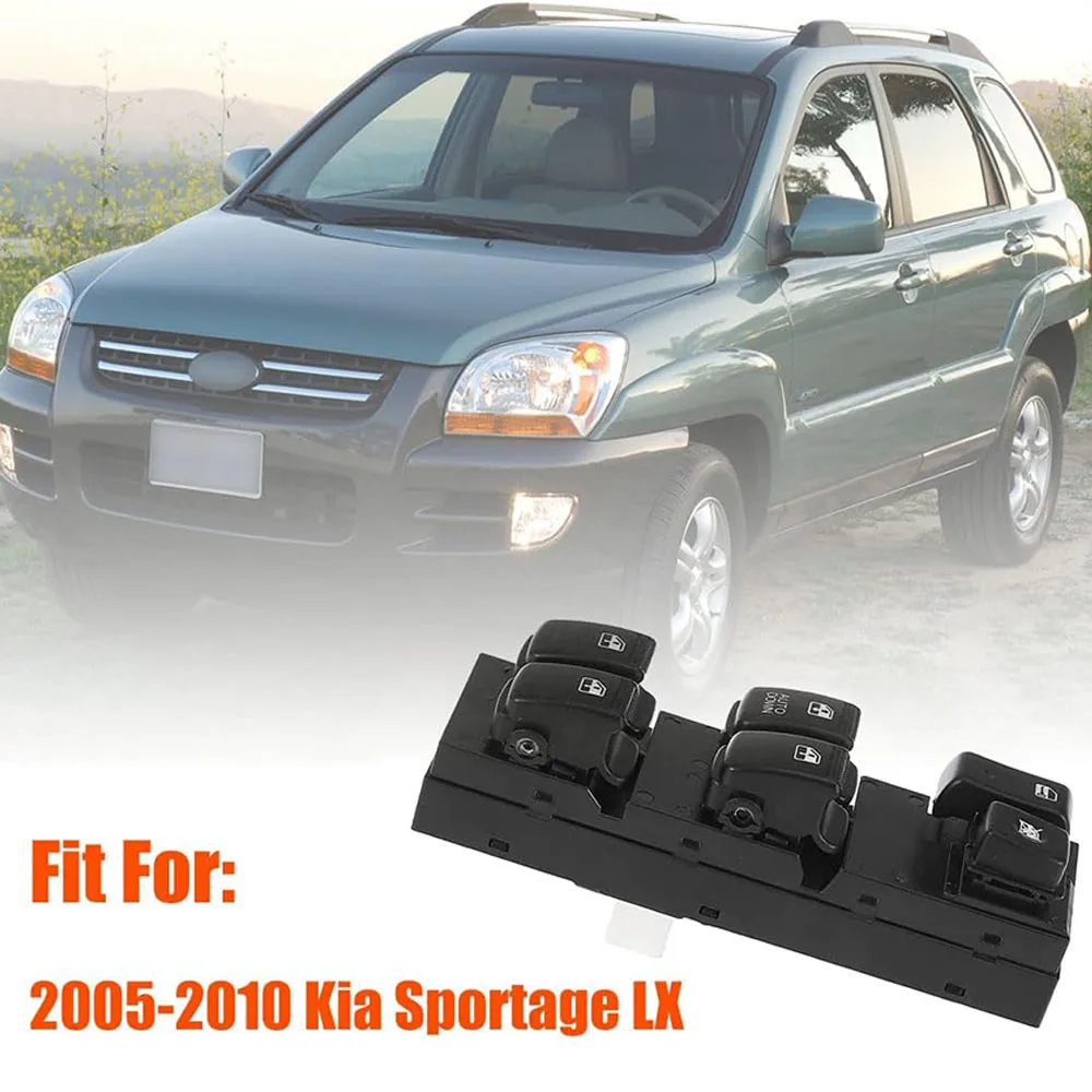 93570-1F370 Front Left Power Master Control Window Switch Driver Side For Kia Sportage 2004 2005 2006 2007 2008 2010 935701F370