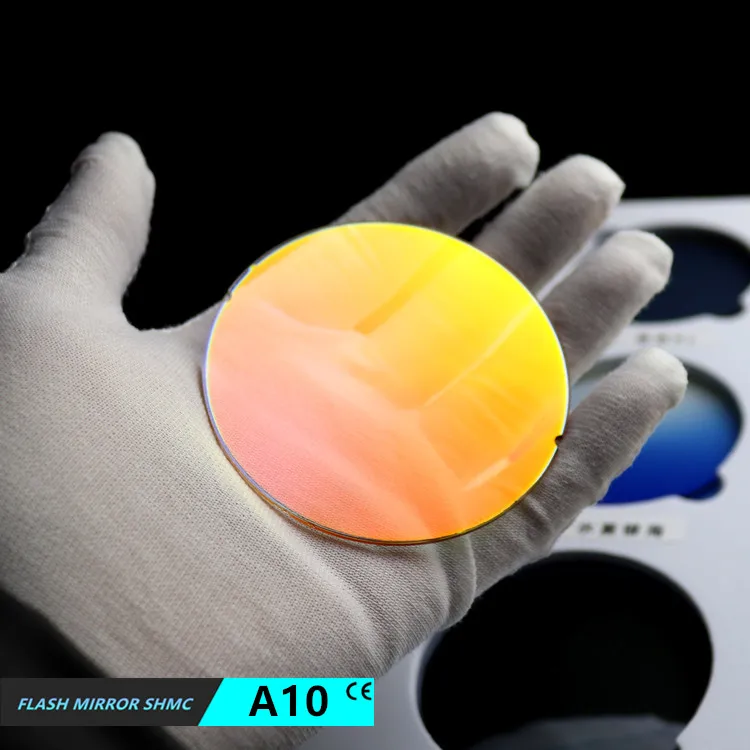 

EXIA A10 Flat Red Lens Sunglasses Flash Mirror Hydrophobia Coated UVA Gradient Brown Base Color Lens