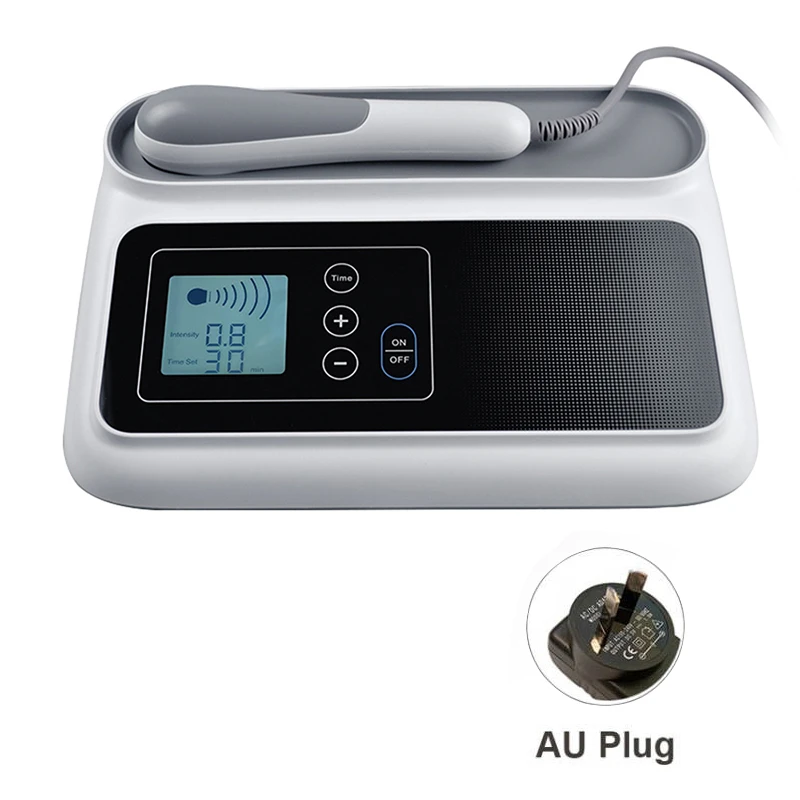 Ultrasone therapiemachine voor pijnverlichting Spiergewrichten Massage Geen medicijn Ultrasoon 1 MHz Fysiotherapie-apparaat LCD-scherm