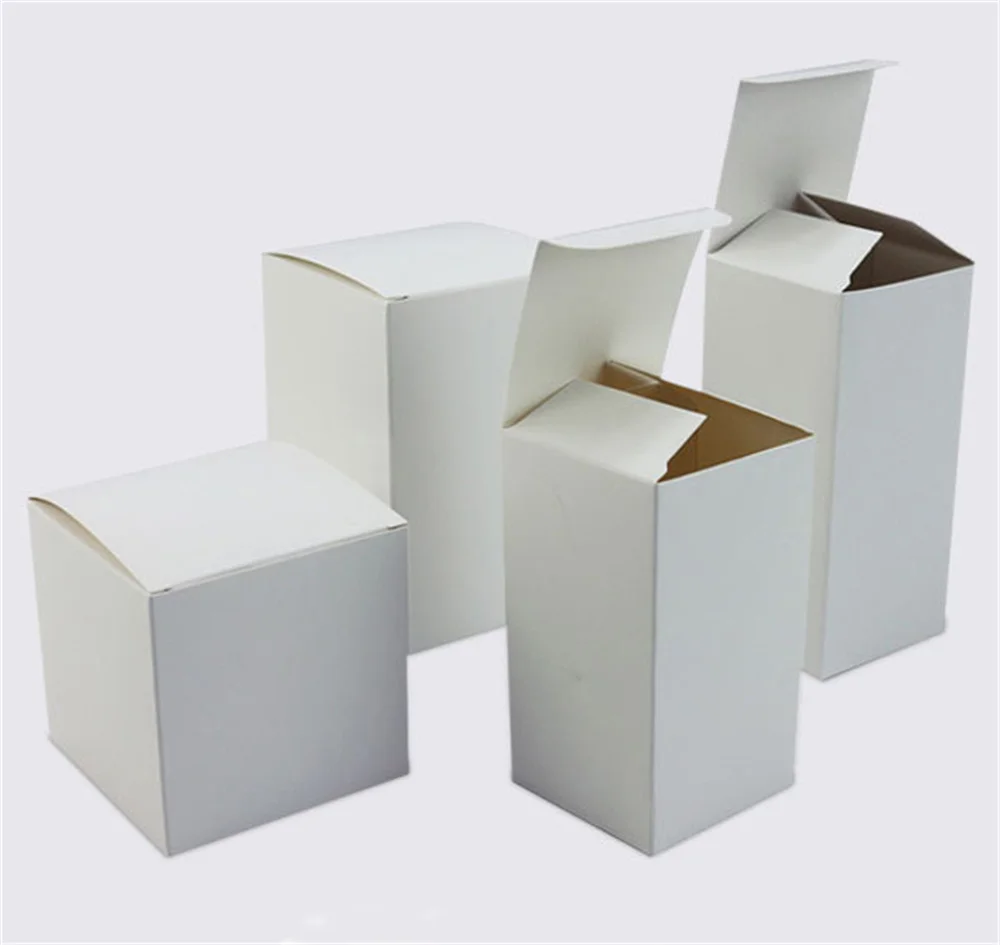 

500 pcs 6*6*12cm Packing box customize 3 sides logo