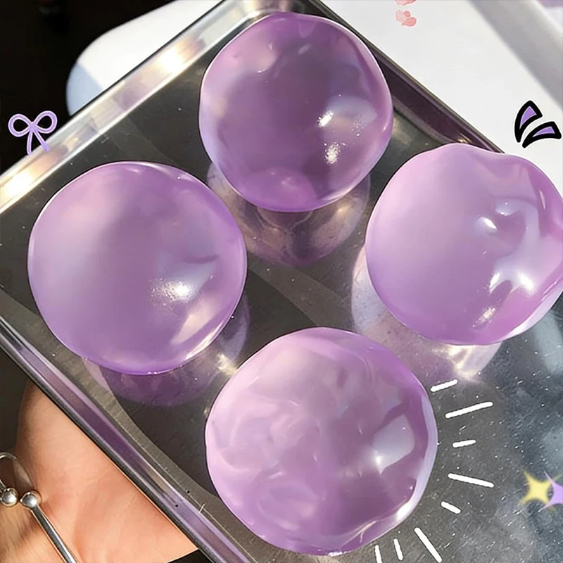 Quetschbarer Kokosnussöl-Stressball Fidget-Spielzeug Handgefertigt Transparent Plastisch Quetschspielzeug Lustiges Anti-Stress Sensorisches Spielzeug für Erwachsene – Detail 6