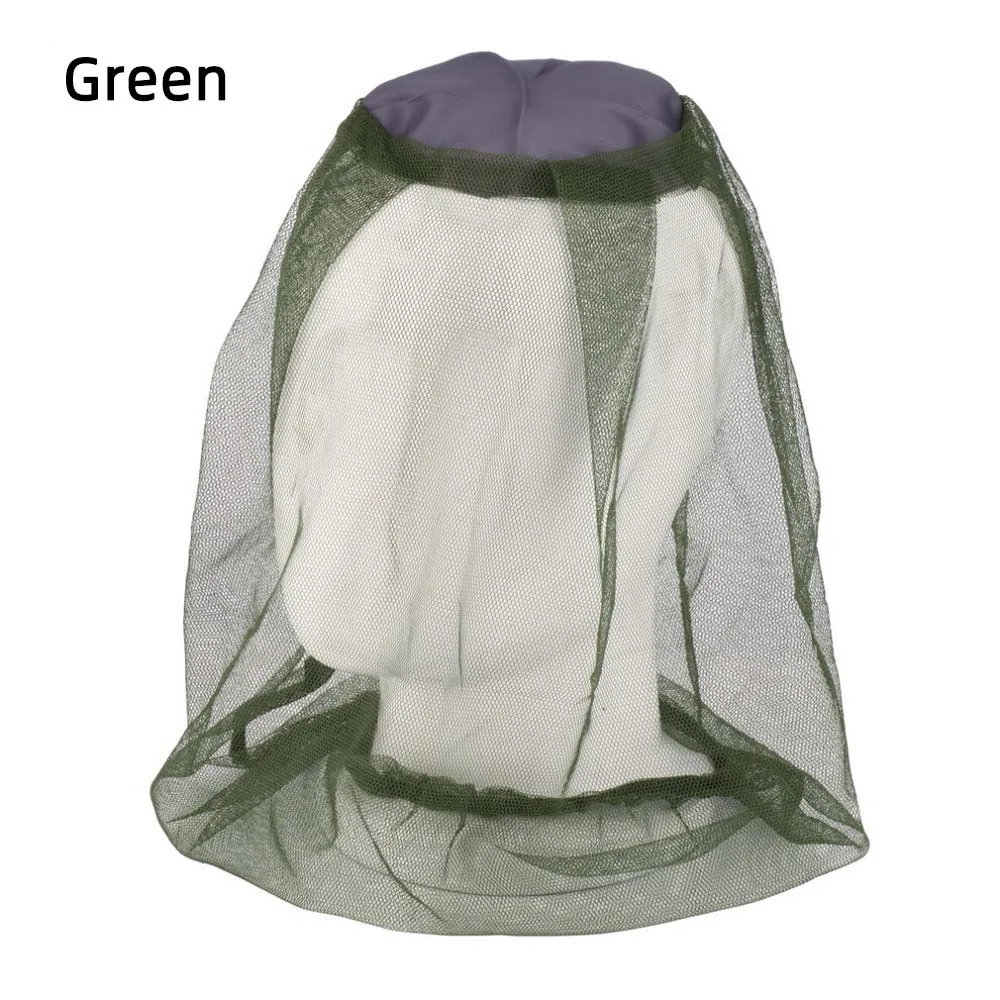 Outdoor Fishing Cap Anti Mosquito Insect Net For Face Repellent Hat Bug Mesh Head Net Face Protector Mesh Travel Camping Cap