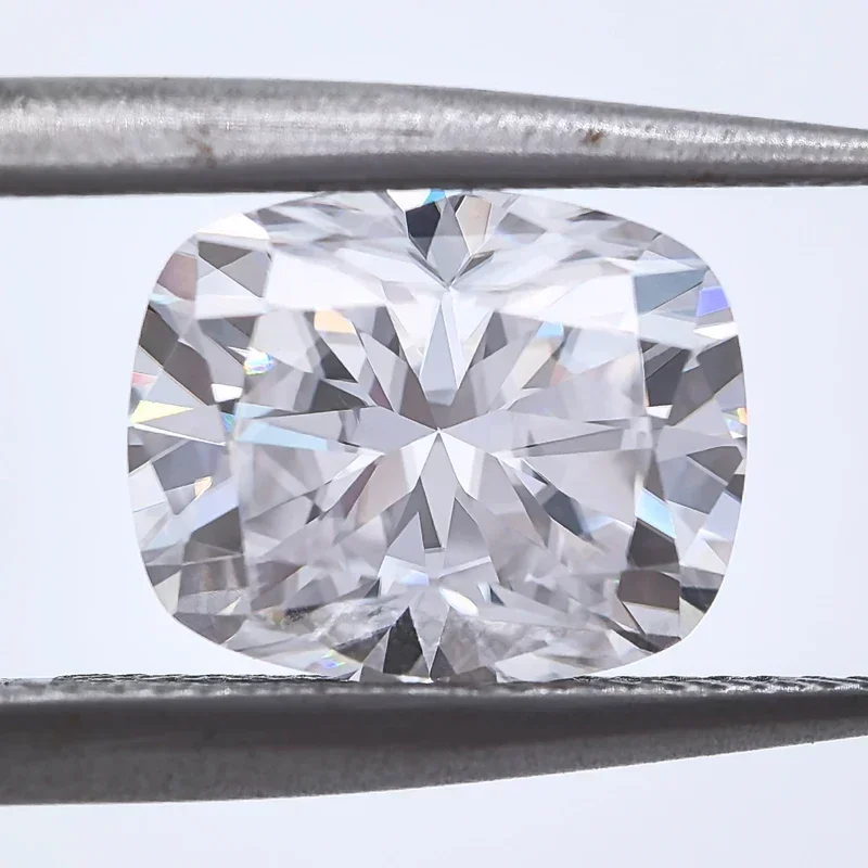 Highest Grade Moissanite Rectangle Cushion Shape D Color  Super White VVS1 Top Charms Jewelry Making Materials with Certificate