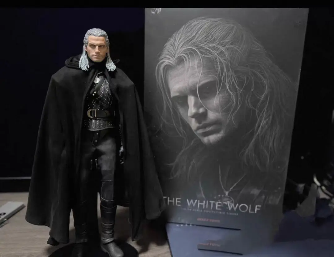 En stock BYZZTOYS 1/6 El Lobo Blanco, Geralt de Rivia, Figura de Soldado Posable, Modelo Coleccionable, Regalo