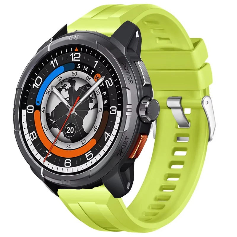 22mm Silicone Bracelet For Haylou Solar Ultra/Solar 5/Solar Neo Sport Strap For Haylou Watch 2Pro RS5 S8 S6 R8 4 4S/RT3/GST Lite