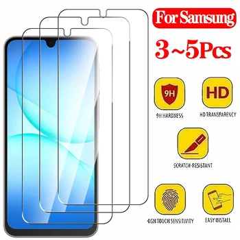 Tempered Glass For Samsung A16 A17 A18 A26 A27 A36 A37 A56 A57 Screen Protector Galaxy A55 A35 A15 A25 A24 Film A51 A52 A53 A54 1