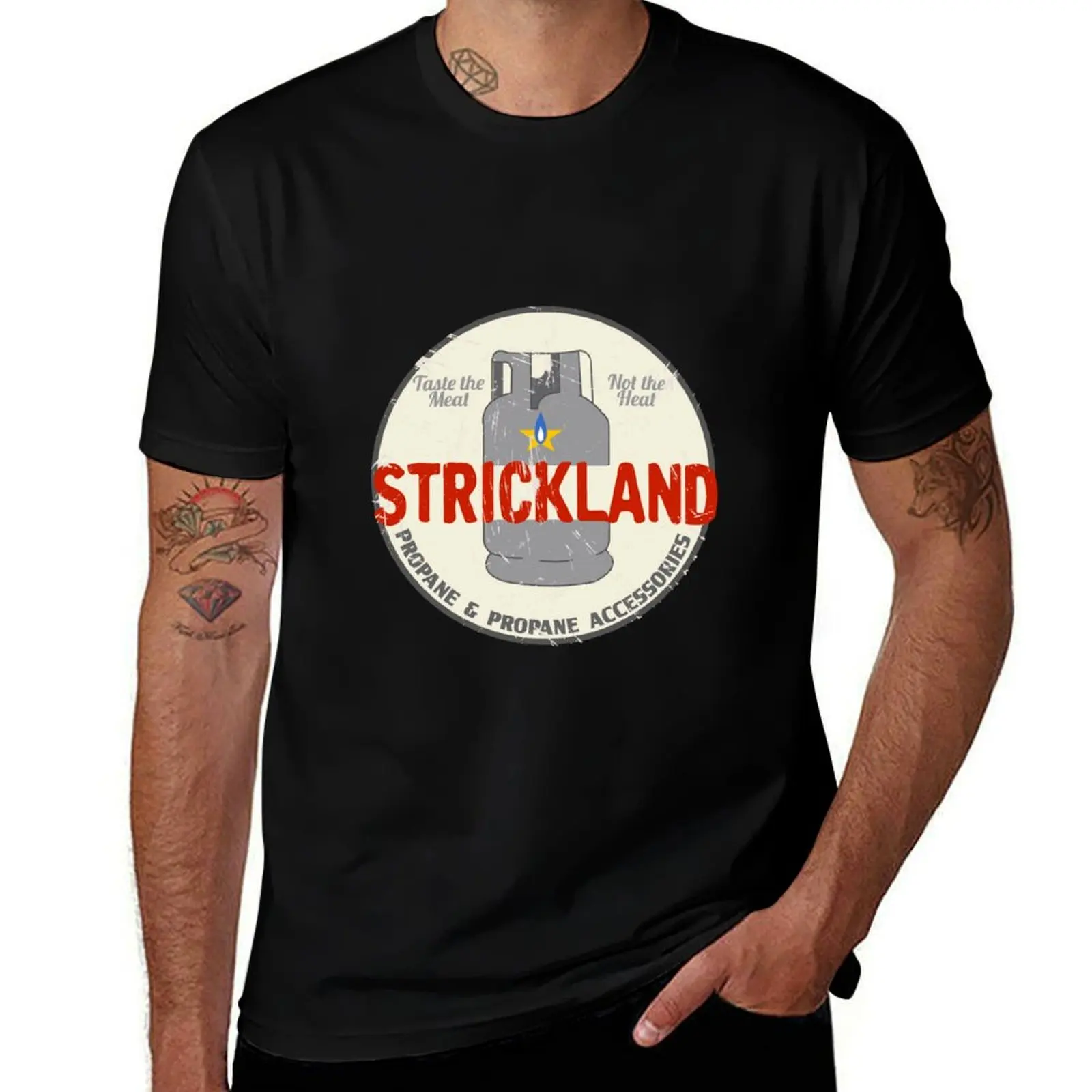 Strickland Propane Promotional T-Shirt Urban Casual Loose Fit Tee T-Shirt