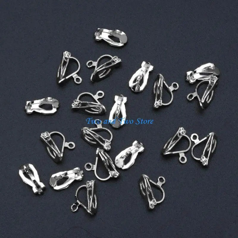 HX6F Clip-on Earring Converters Replacements for Earring Clips Secure for Studs