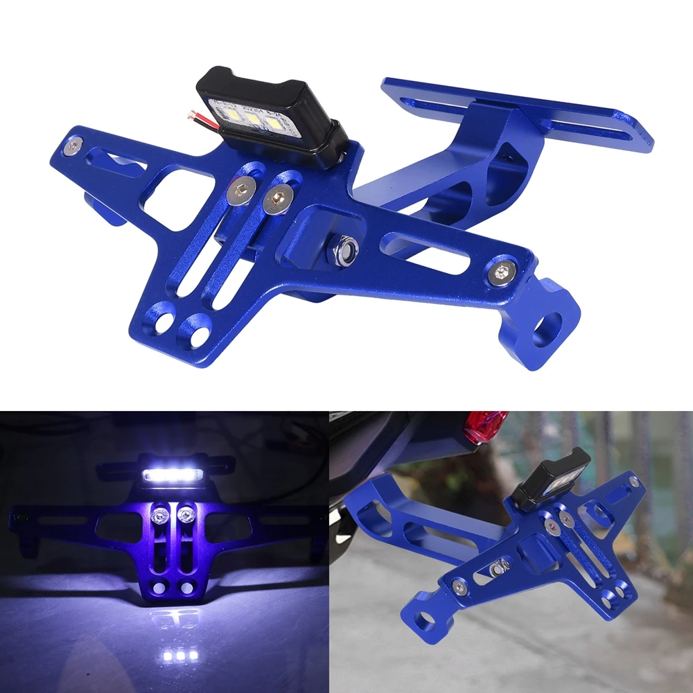 Motorrad Hinten Kennzeichen Halterung Aluminium Legierung Halterung Motorrad Universal Zubehör Motorrad Modifikation Teile