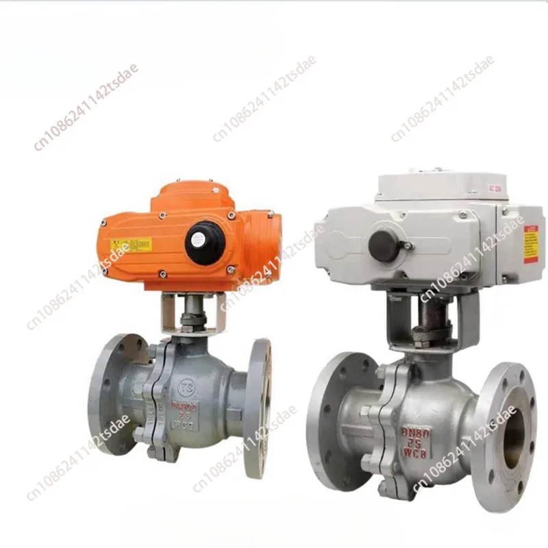 Electric Ball Valve Q941F-16 Stainless Steel Flanged Ball Valve Cut Off High Temperature Steam Ball Valve DN255080